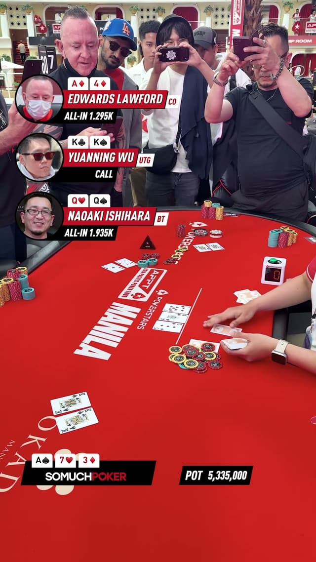 The biggest pot of the final table delivered absolute chaos. 🤯♠️
